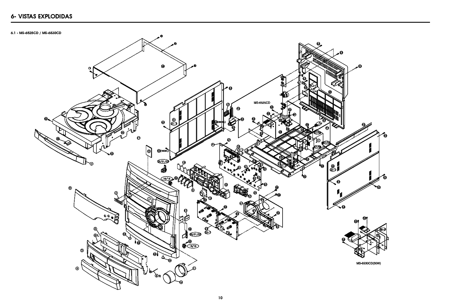 TOSHIBA MS-6525 SCH service manual (2nd page)