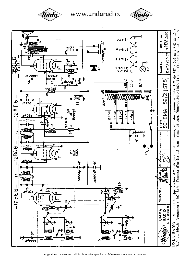 UNDA RADIO-52-2ANIE Service Manual download, schematics, eeprom, repair ...