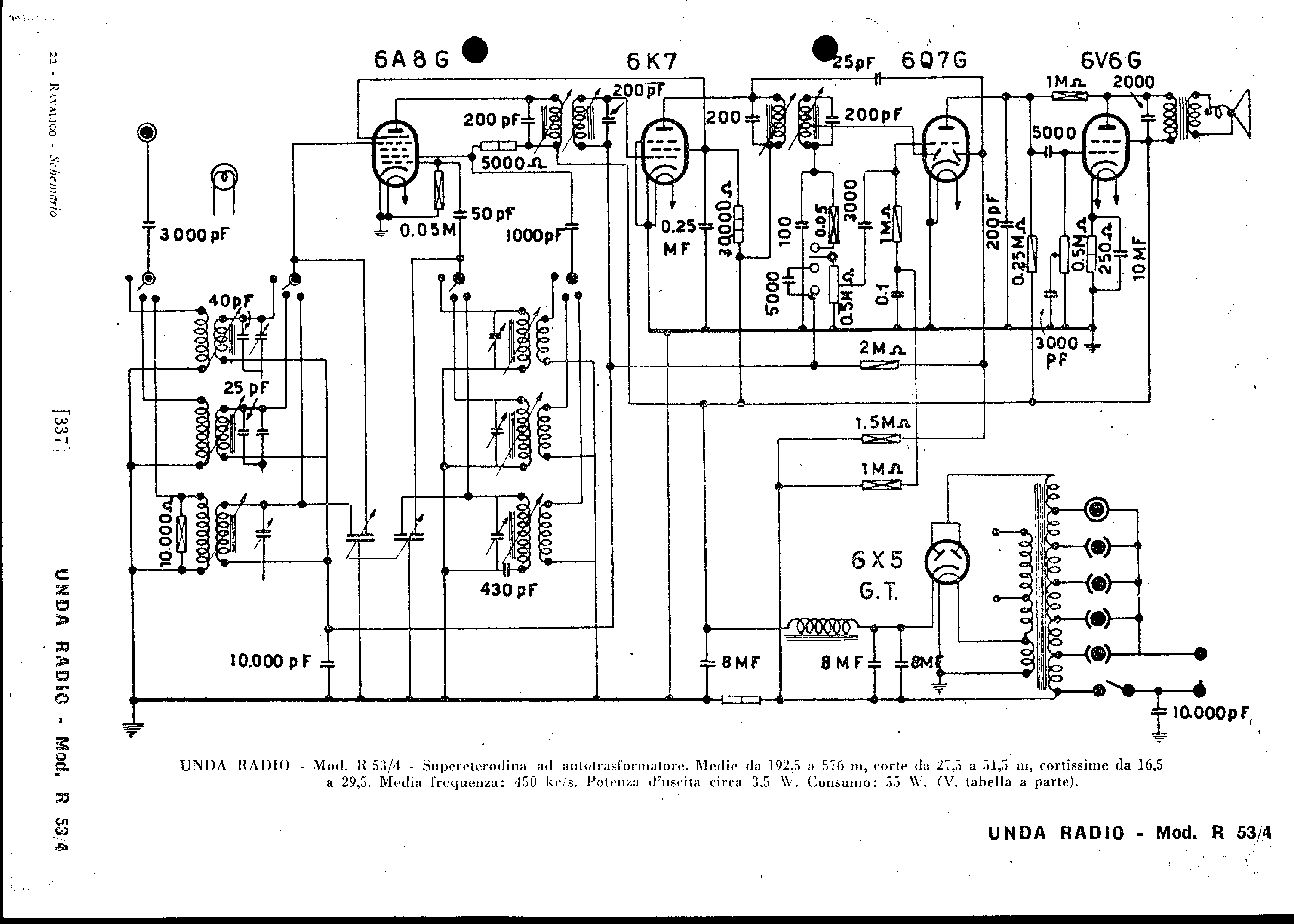 UNDA RADIO-53-4 Service Manual download, schematics, eeprom, repair ...