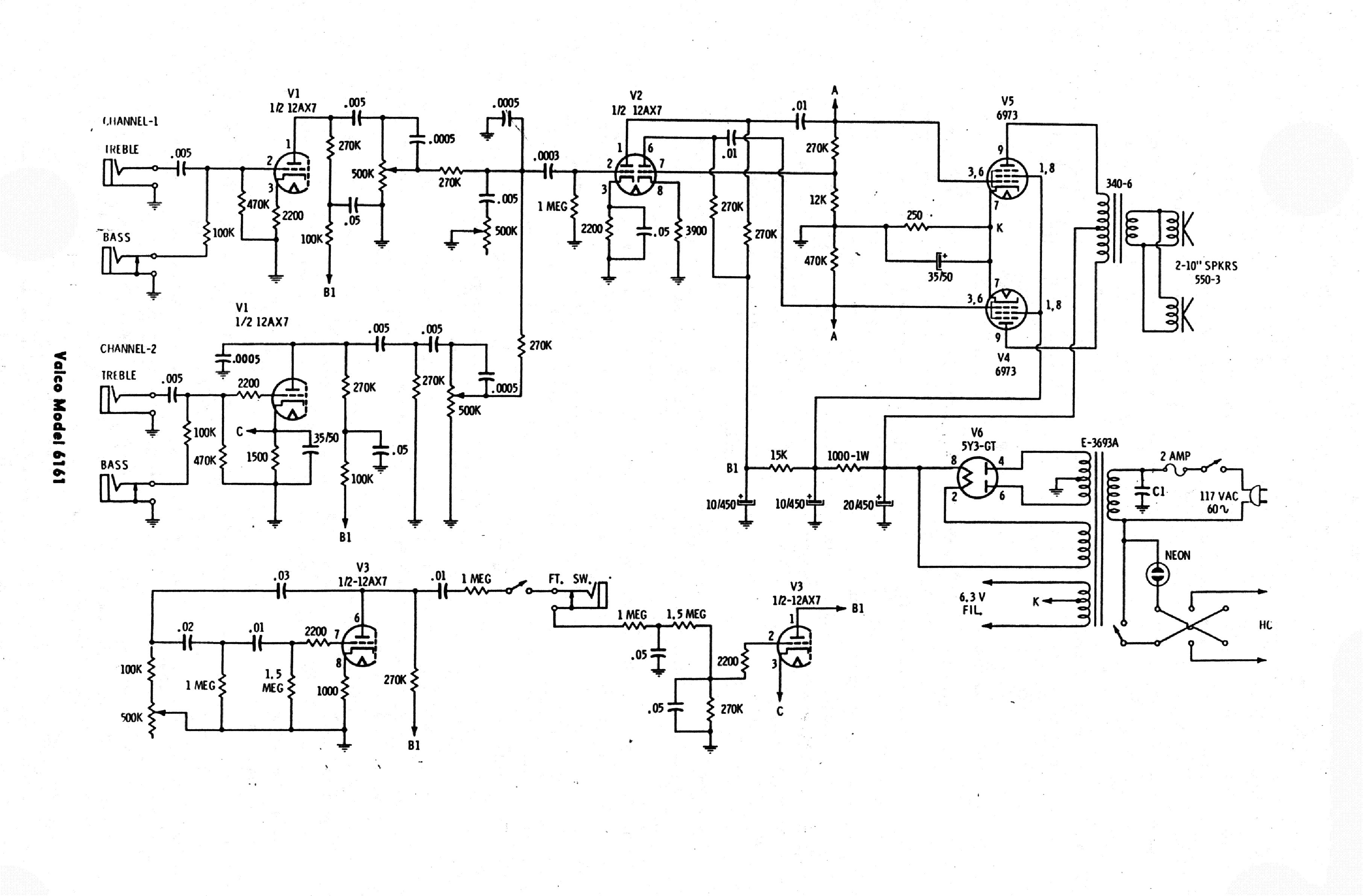 VALCO 6143 Service Manual download, schematics, eeprom, repair info for ...