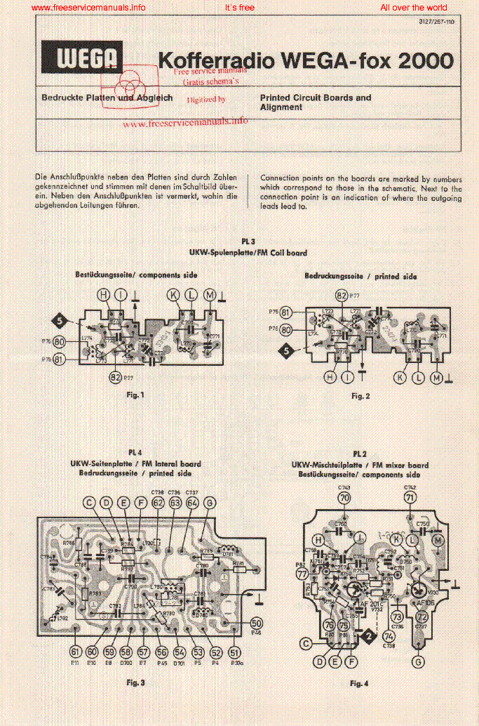 WEGA FOX-2000 SCH service manual