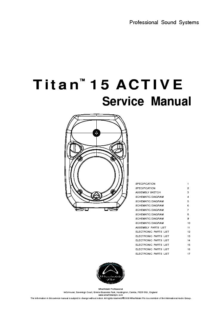 wharfedale titan 15a