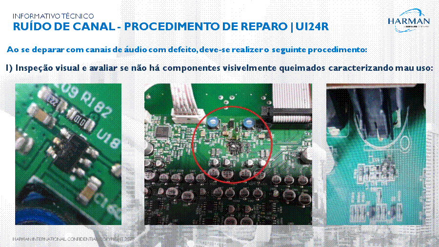 SOUNDCRAFT UI24R PT REPAIR GUIDE Service Manual download, schematics