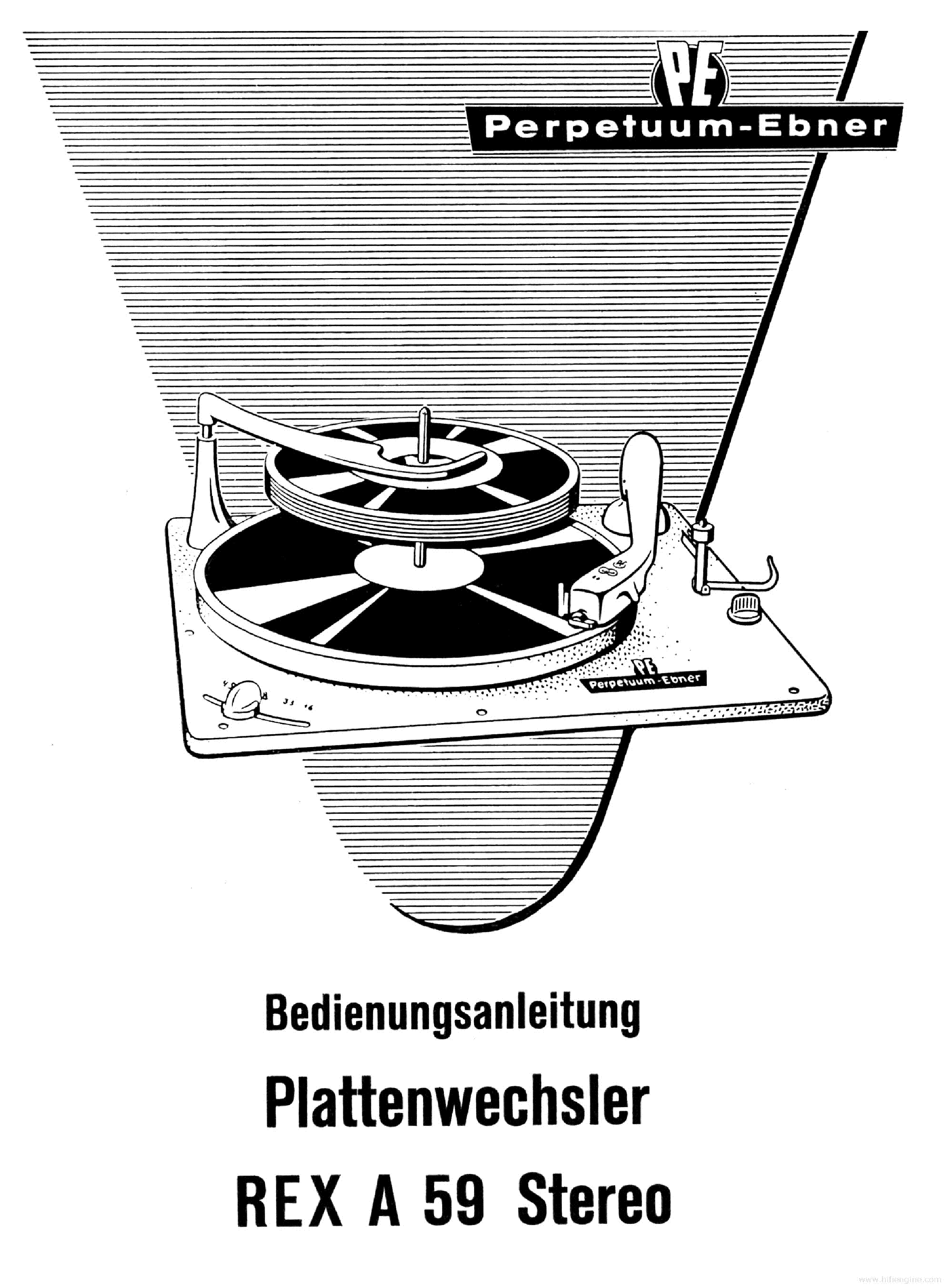 Perpetuum Ebner Rex A Stereo Um De Service Manual Download