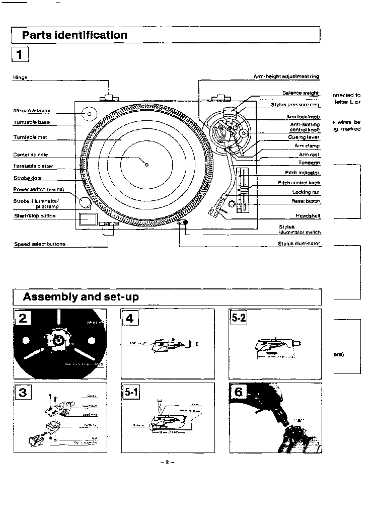 TECHNICS SL-1200LTD TURNTABLE USER MANUAL Service Manual Download ...