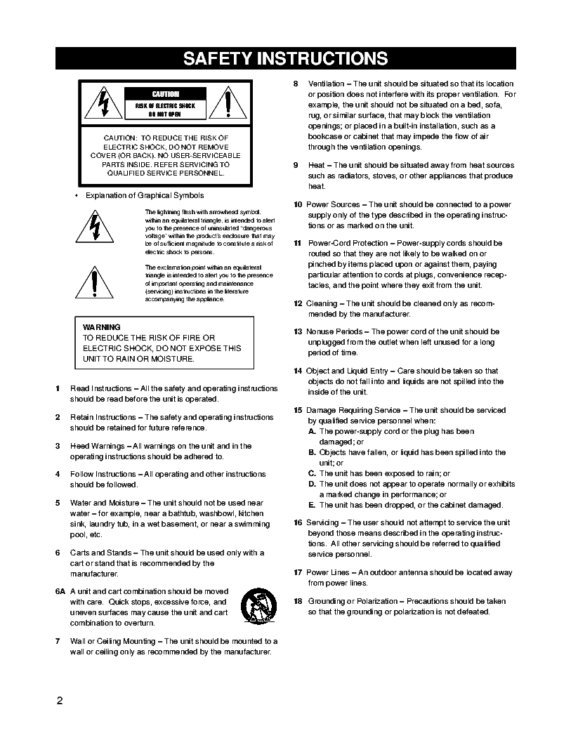 YAMAHA HTR-5150 RECEIVER USER MANUAL Service Manual download ...