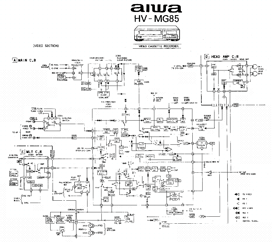 Aiwa cx n999mk2 схема