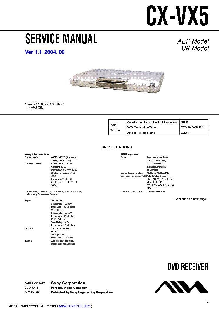 Aiwa cx vx5 схема