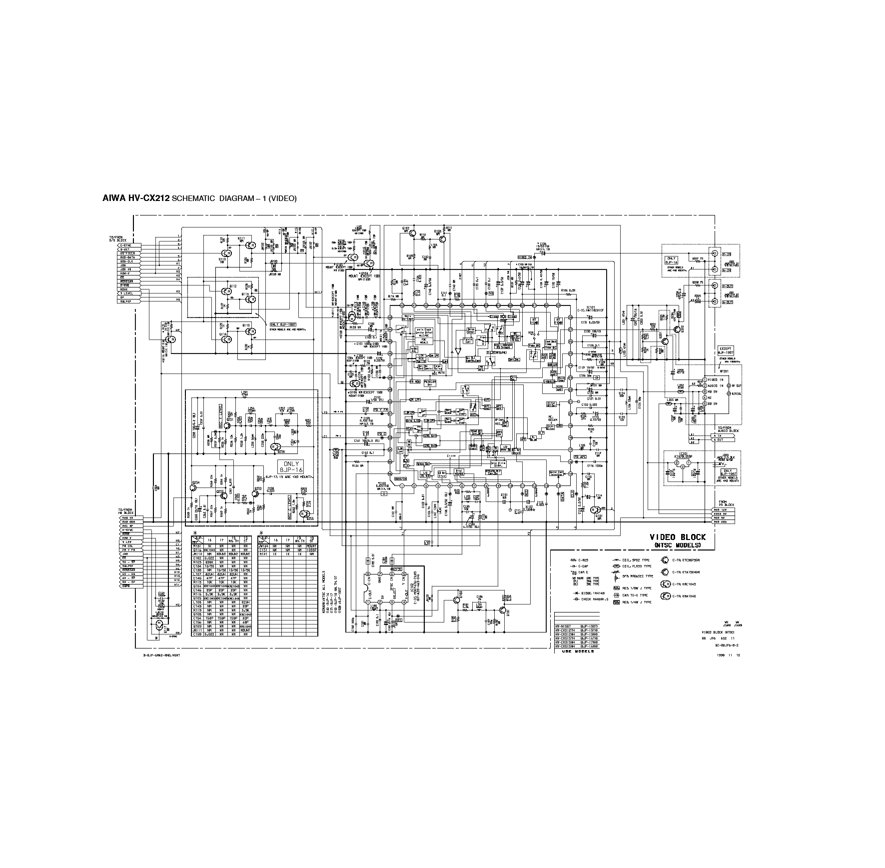 Aiwa cx bk1 схема