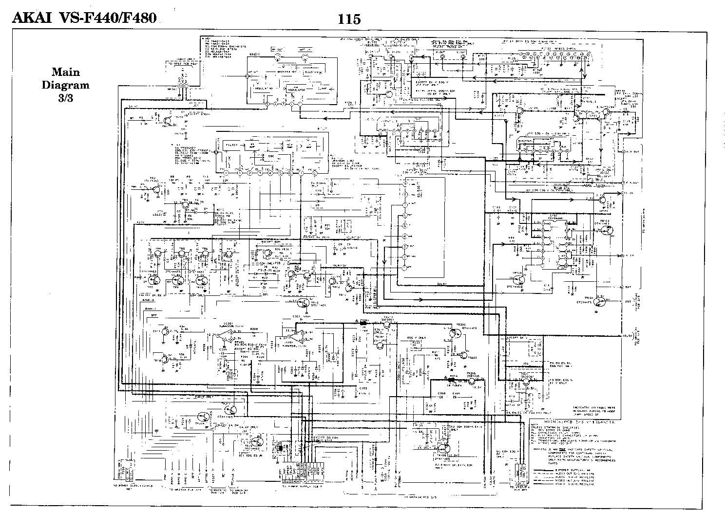 Схема akai 630