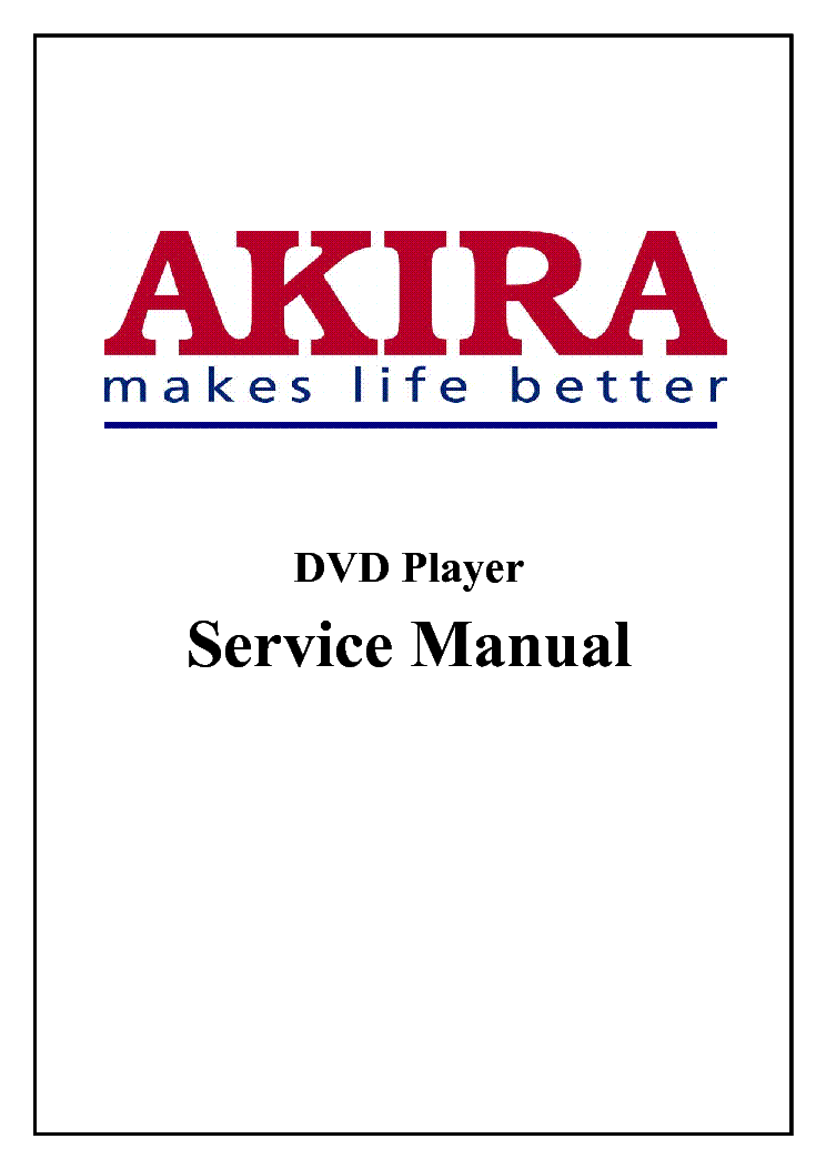 AKIRA DVD-2202 Service Manual download, schematics, eeprom, repair info Sns-Brigh10