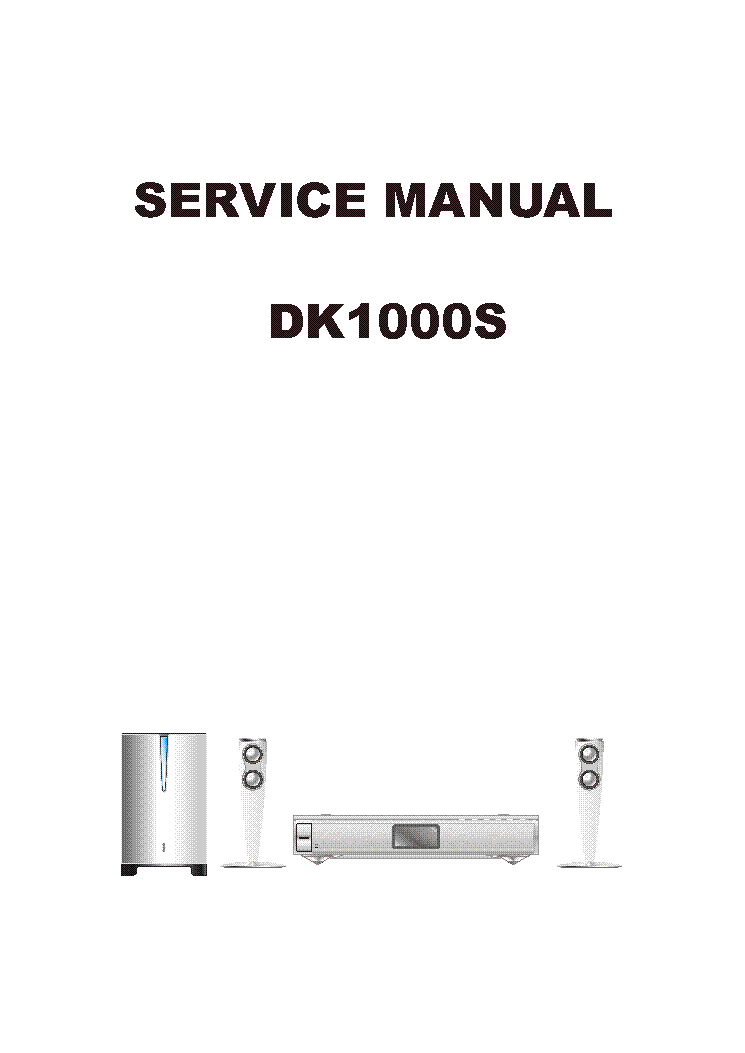 BBK DK1000S Service Manual download, schematics, eeprom, repair info ...