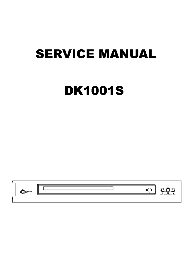BBK DK1001S Service Manual download, schematics, eeprom, repair info ...