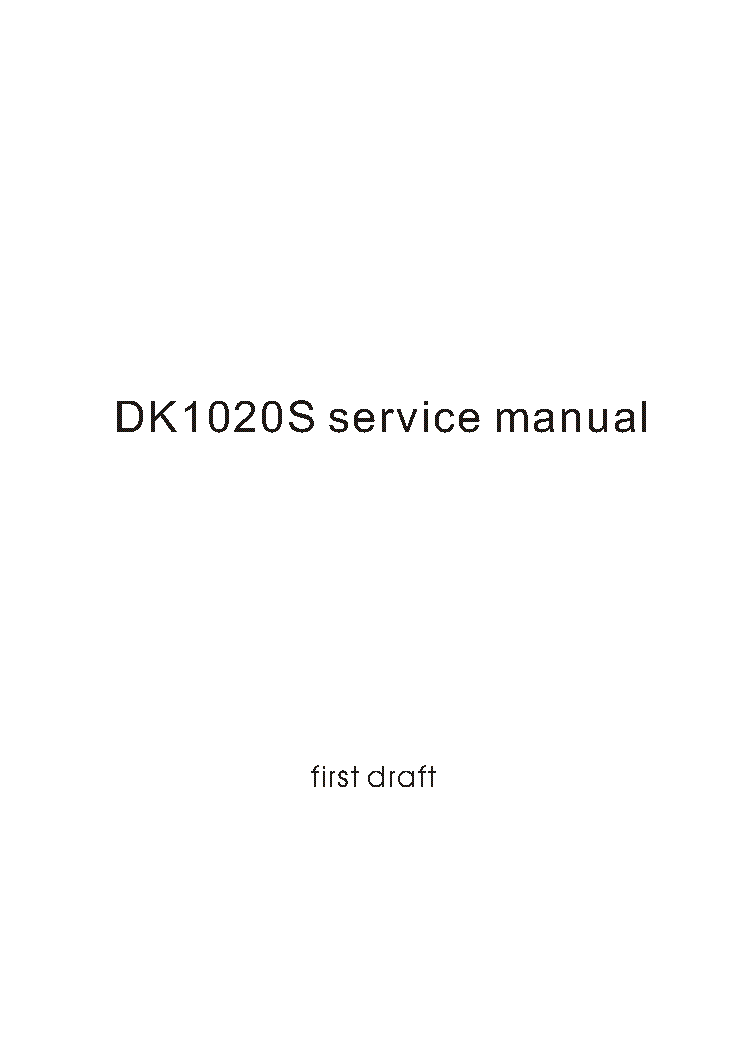 Схема bbk dk1020s