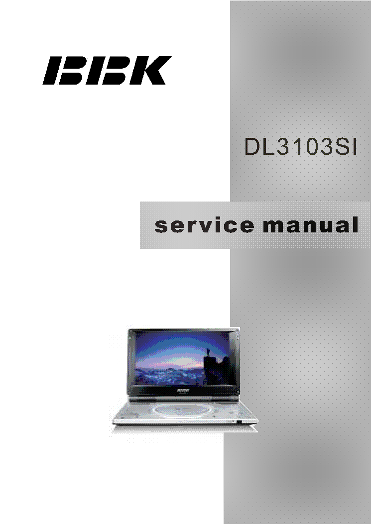 BBK DL3103SI service manual