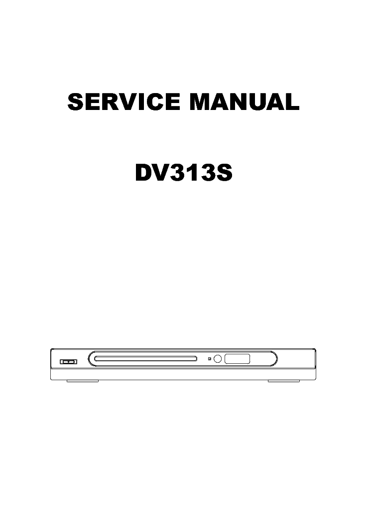 BBK DV313S Service Manual download, schematics, eeprom, repair info for .
