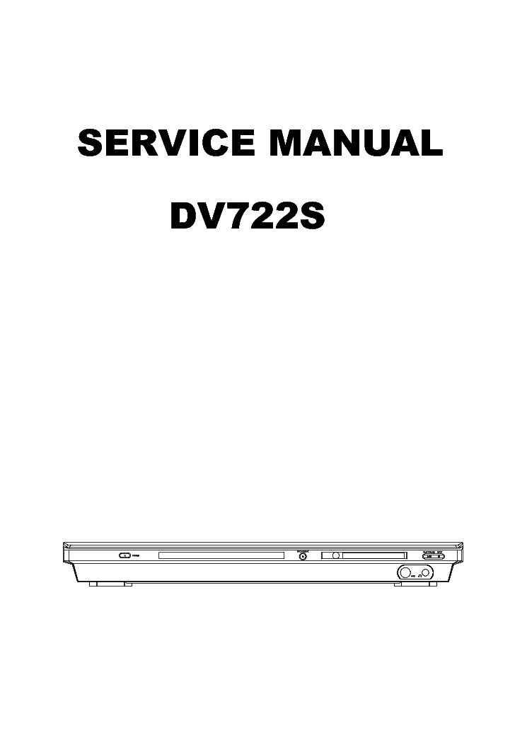 BBK DV722S SM Service Manual download, schematics, eeprom, repair info .