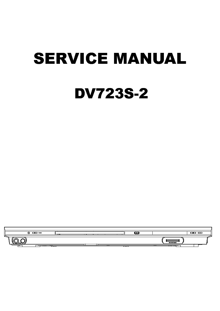 BBK DV723S SM Service Manual download, schematics, eeprom, repair info .