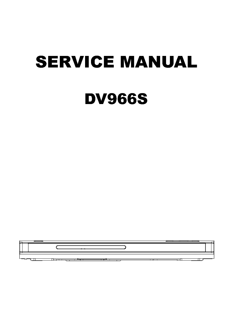 BBK DV966S SM Service Manual download, schematics, eeprom, repair info .