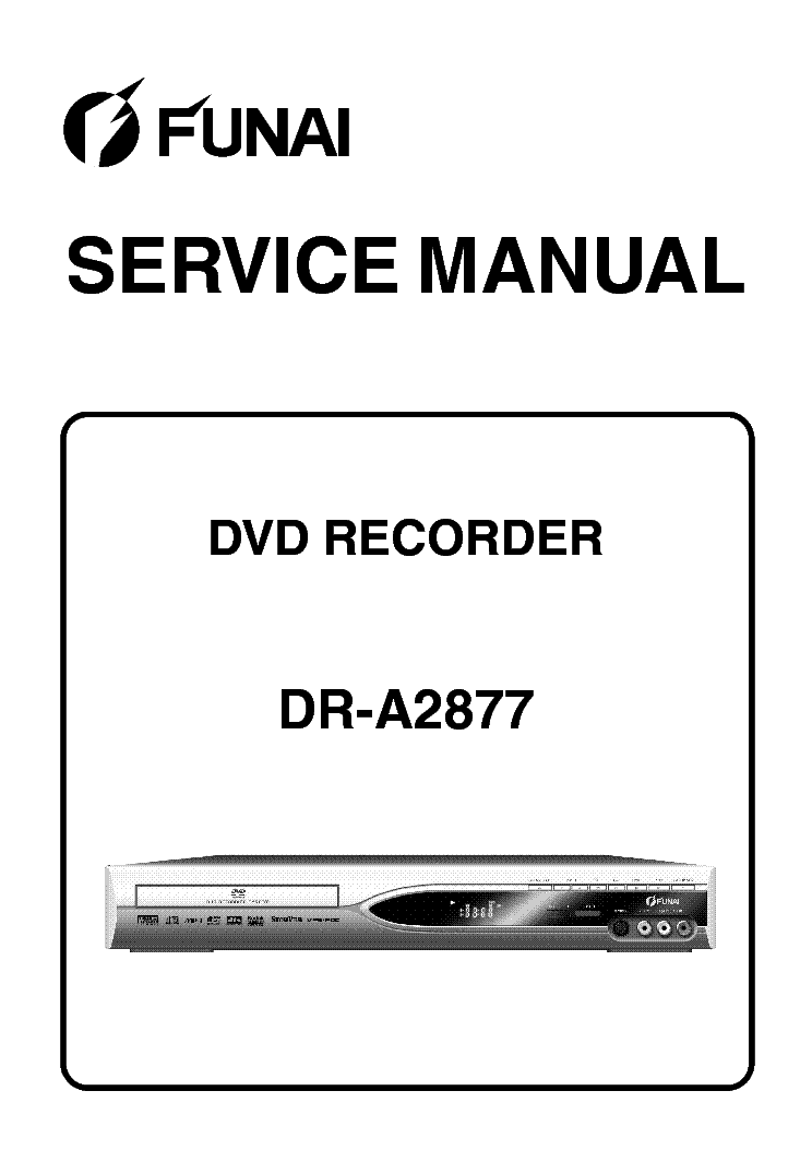FUNAI DR-A2877-E68C3ED service manual