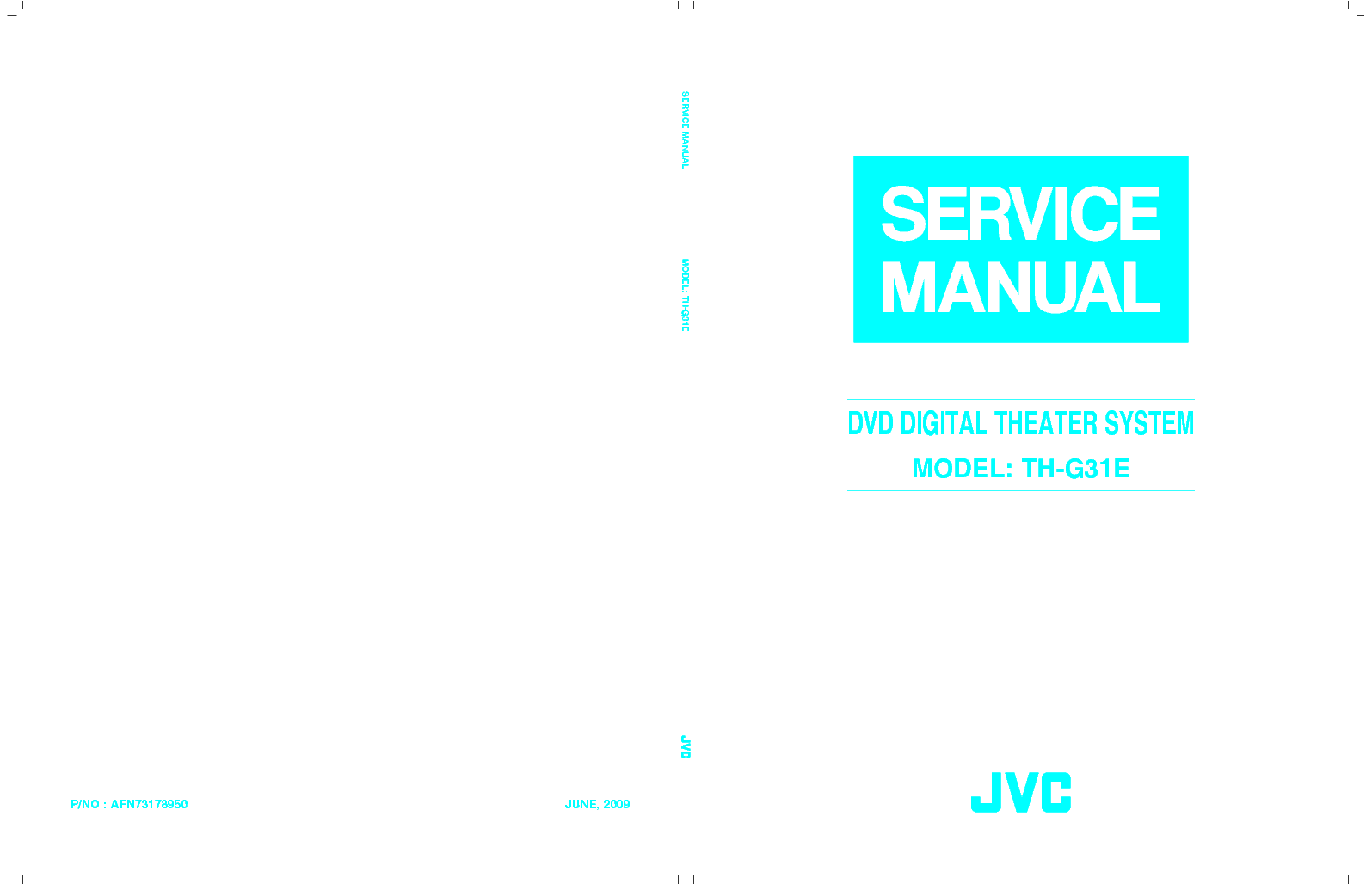JVC TH-G31E service manual