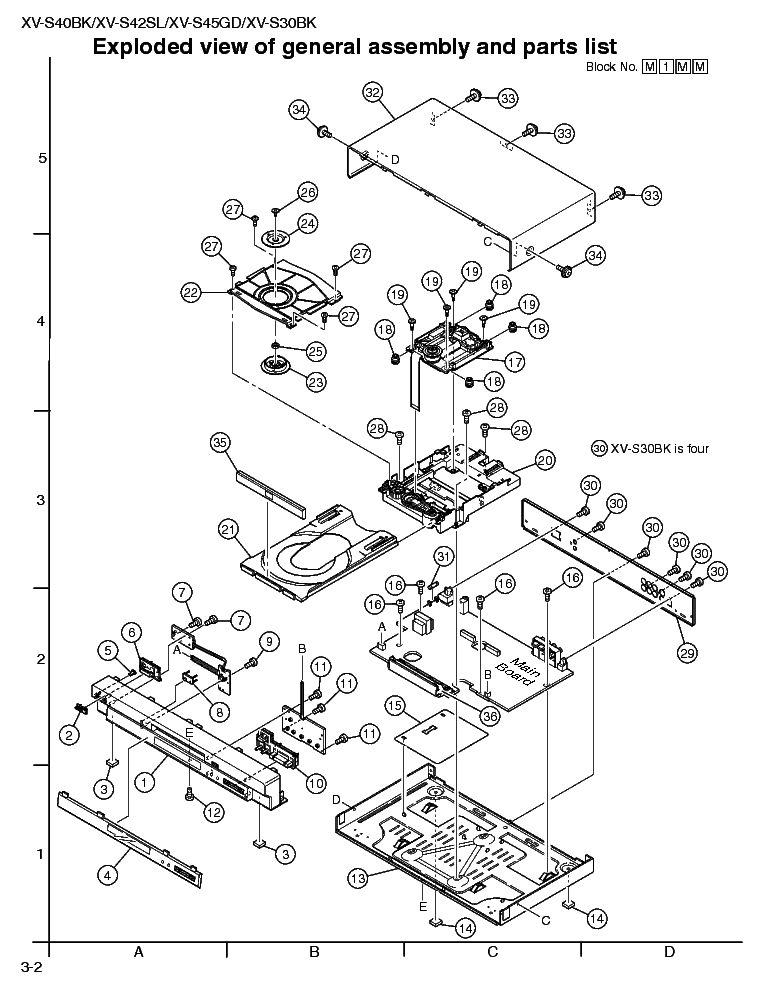 JVC XV-S42SL PART Service Manual download, schematics, eeprom, repair ...