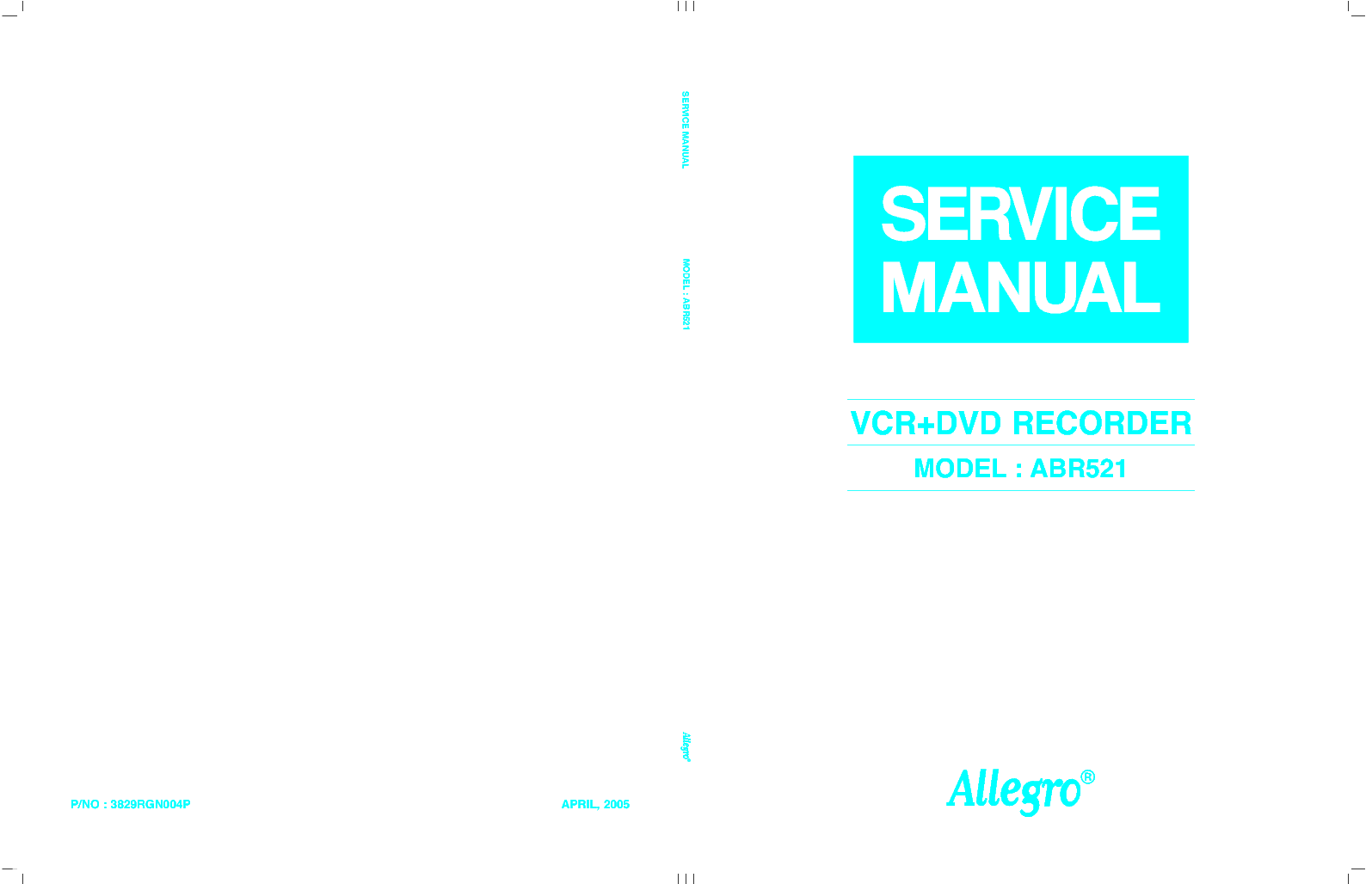 LG ABR-521 service manual
