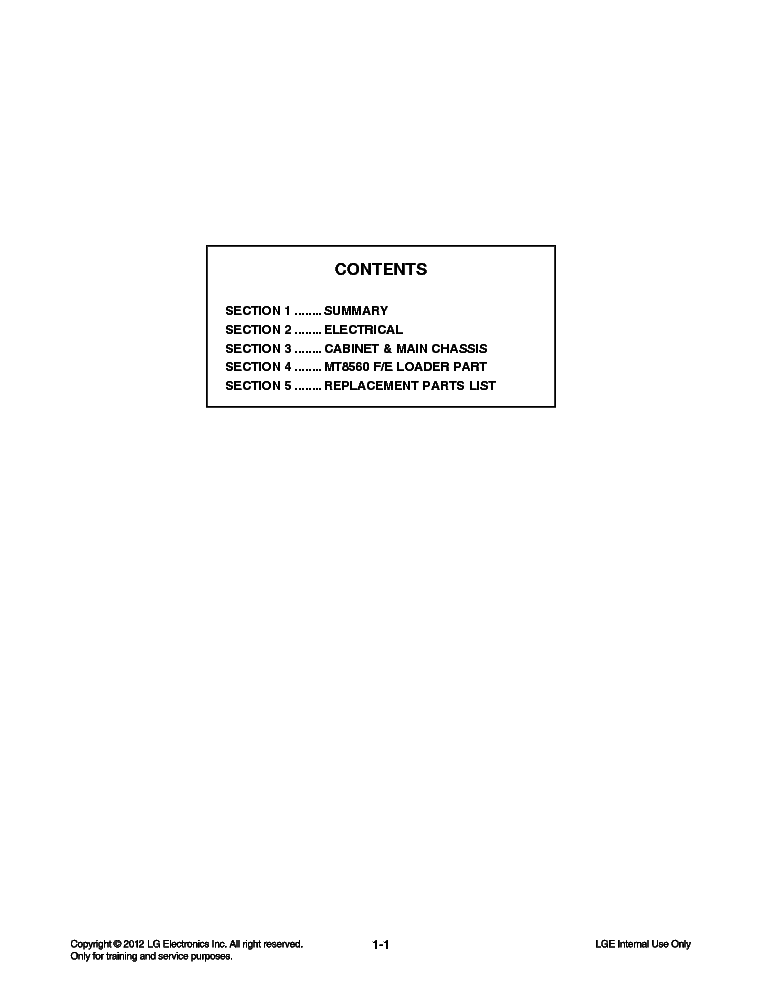 LG BH7520T Service Manual download, schematics, eeprom, repair info for