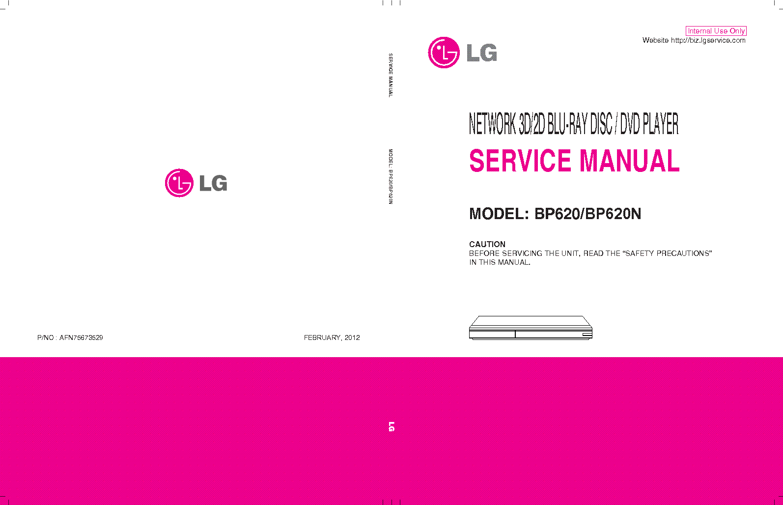 LG BP620 BP620N AFN75673529 service manual