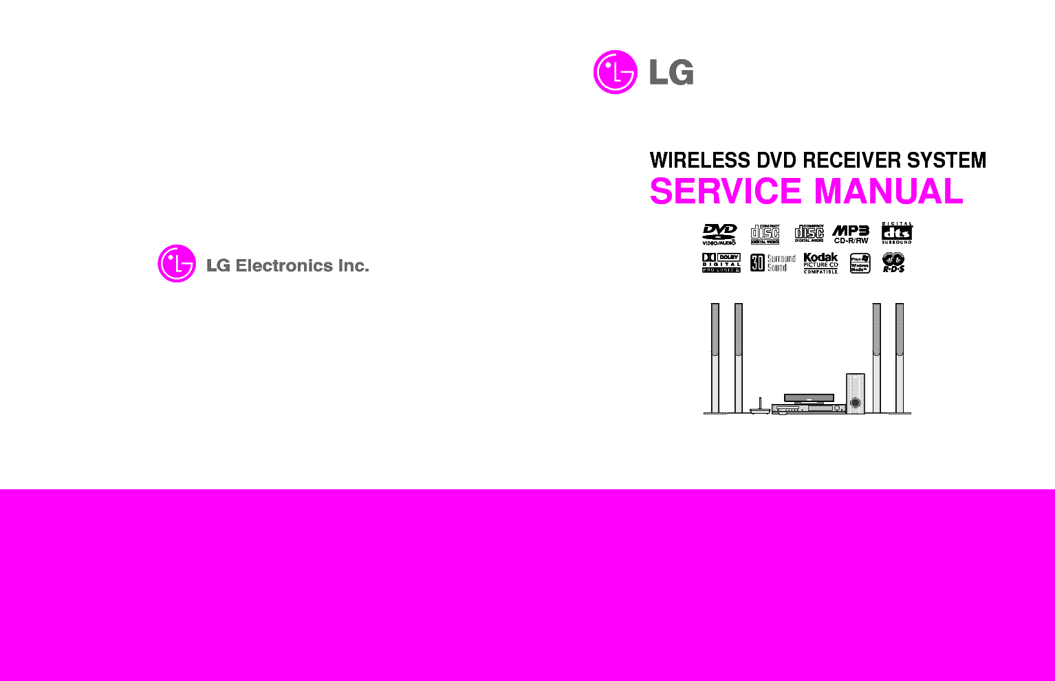 LG LH-SW5200 service manual