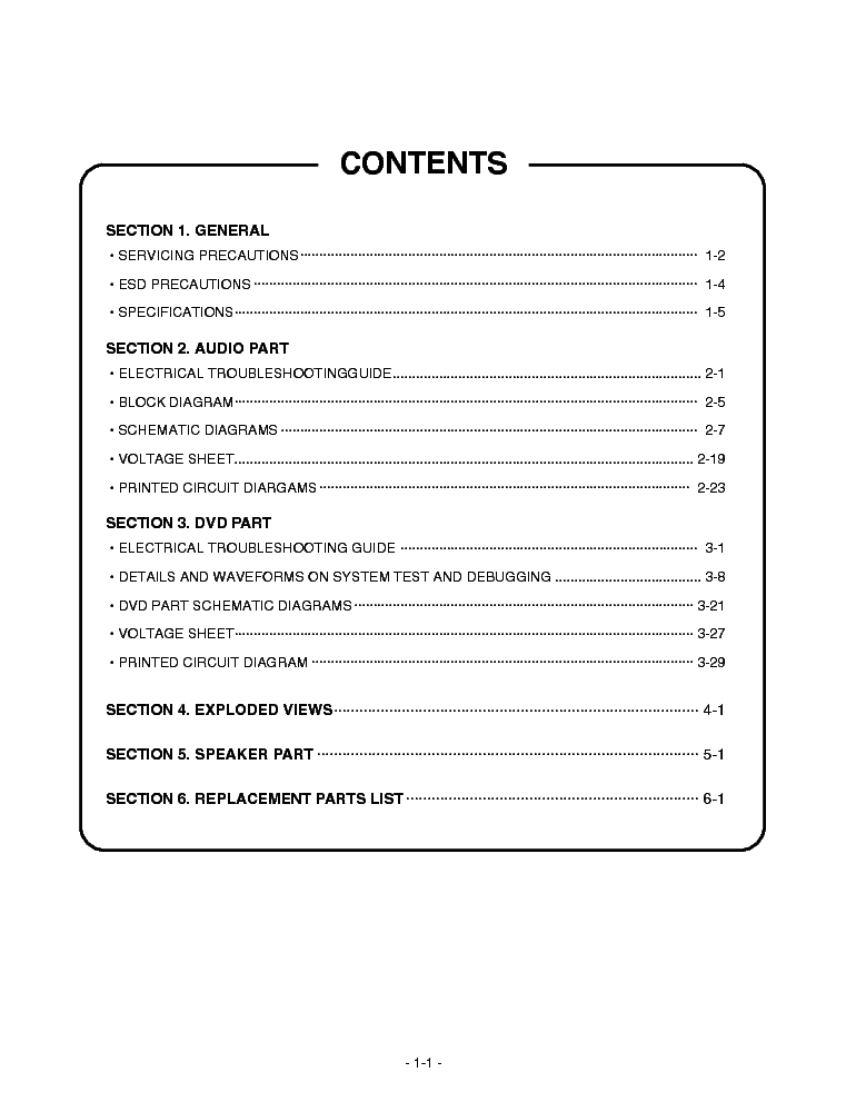 LG LH-T1000AD SM service manual
