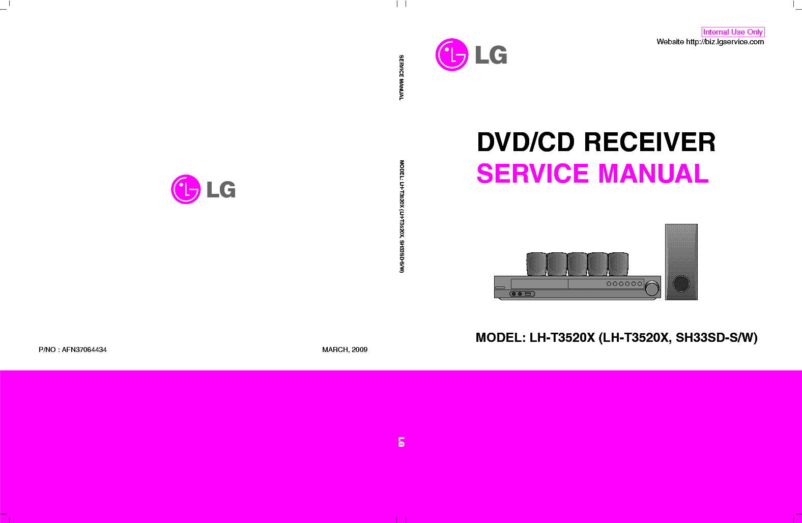LG LH-T3520X SH33SD-S-W service manual