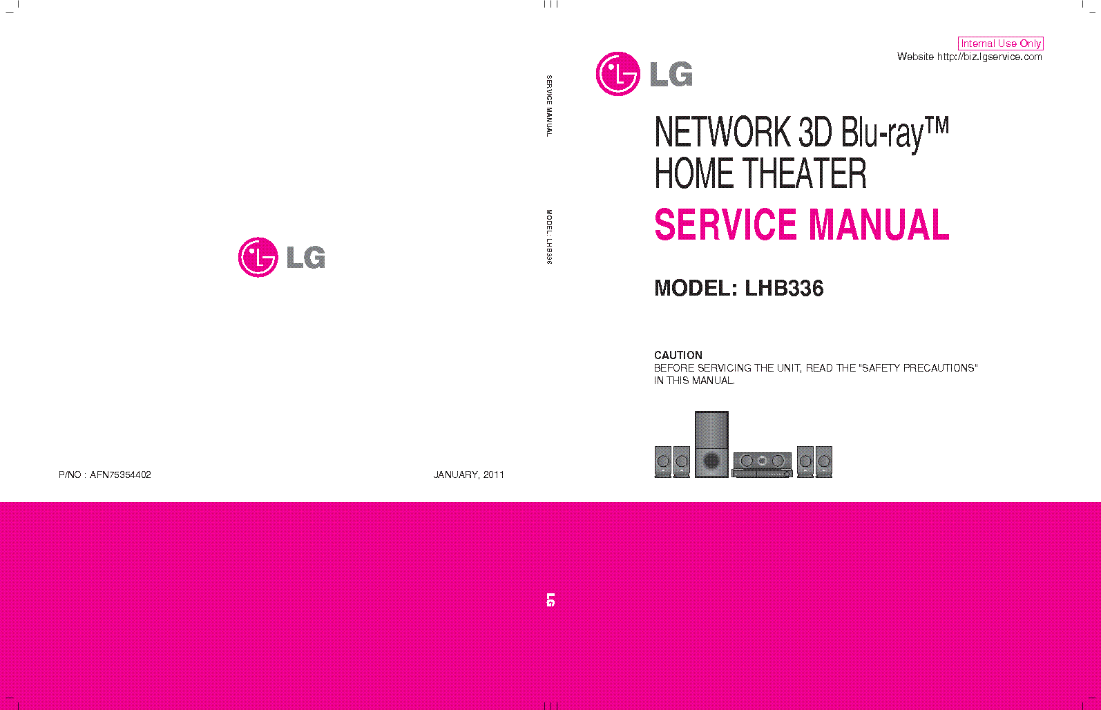LG LHB336 AFN75354402 service manual