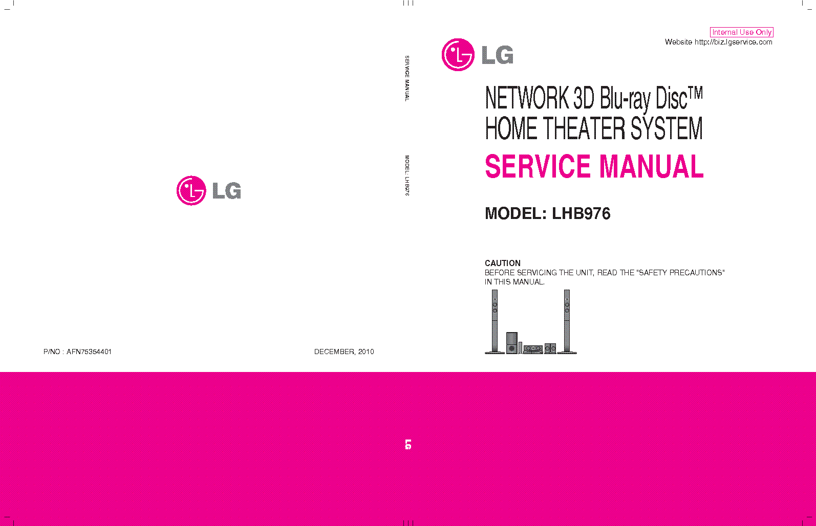 LG LHB976 AFN75354401 service manual