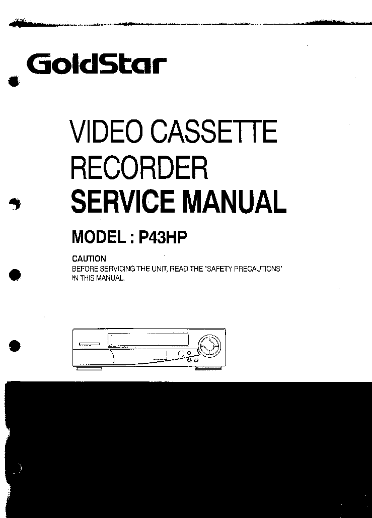 LG P43HP SM service manual