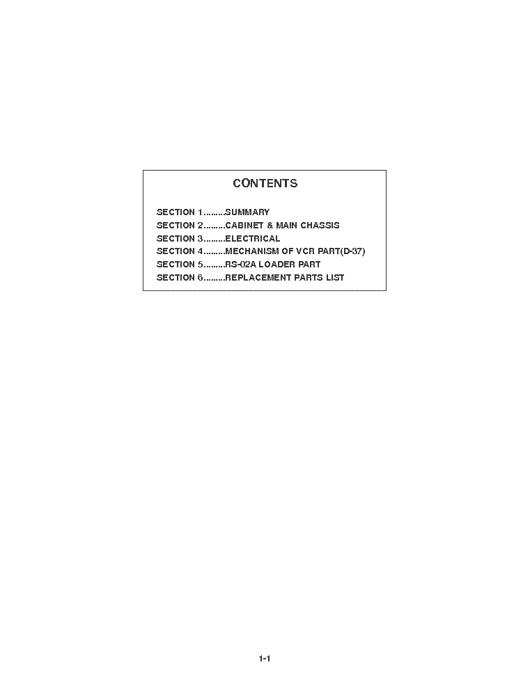 LG RC288 service manual (2nd page)