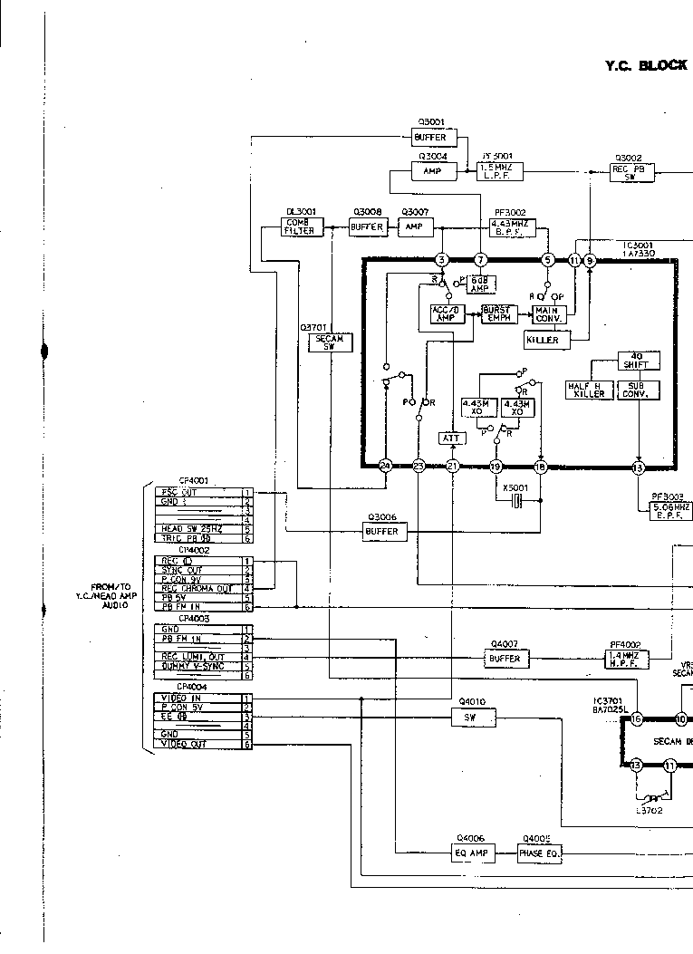 ORION VH-689RC VCR SCH Service Manual download, schematics, eeprom ...