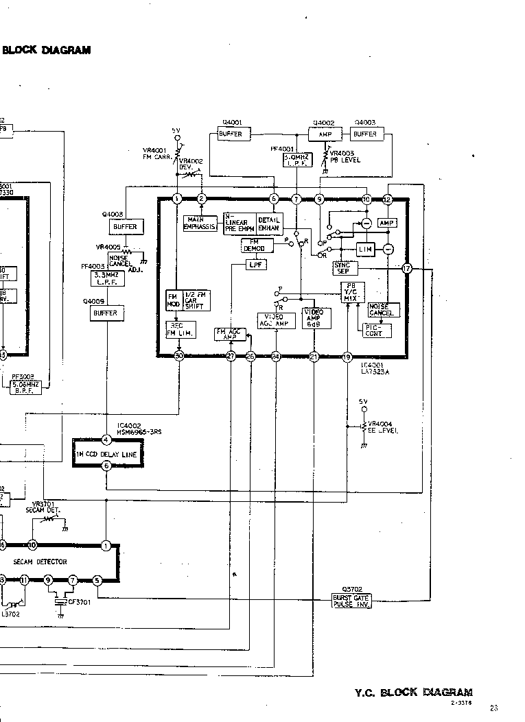 ORION VH-689RC VCR SCH Service Manual download, schematics, eeprom ...