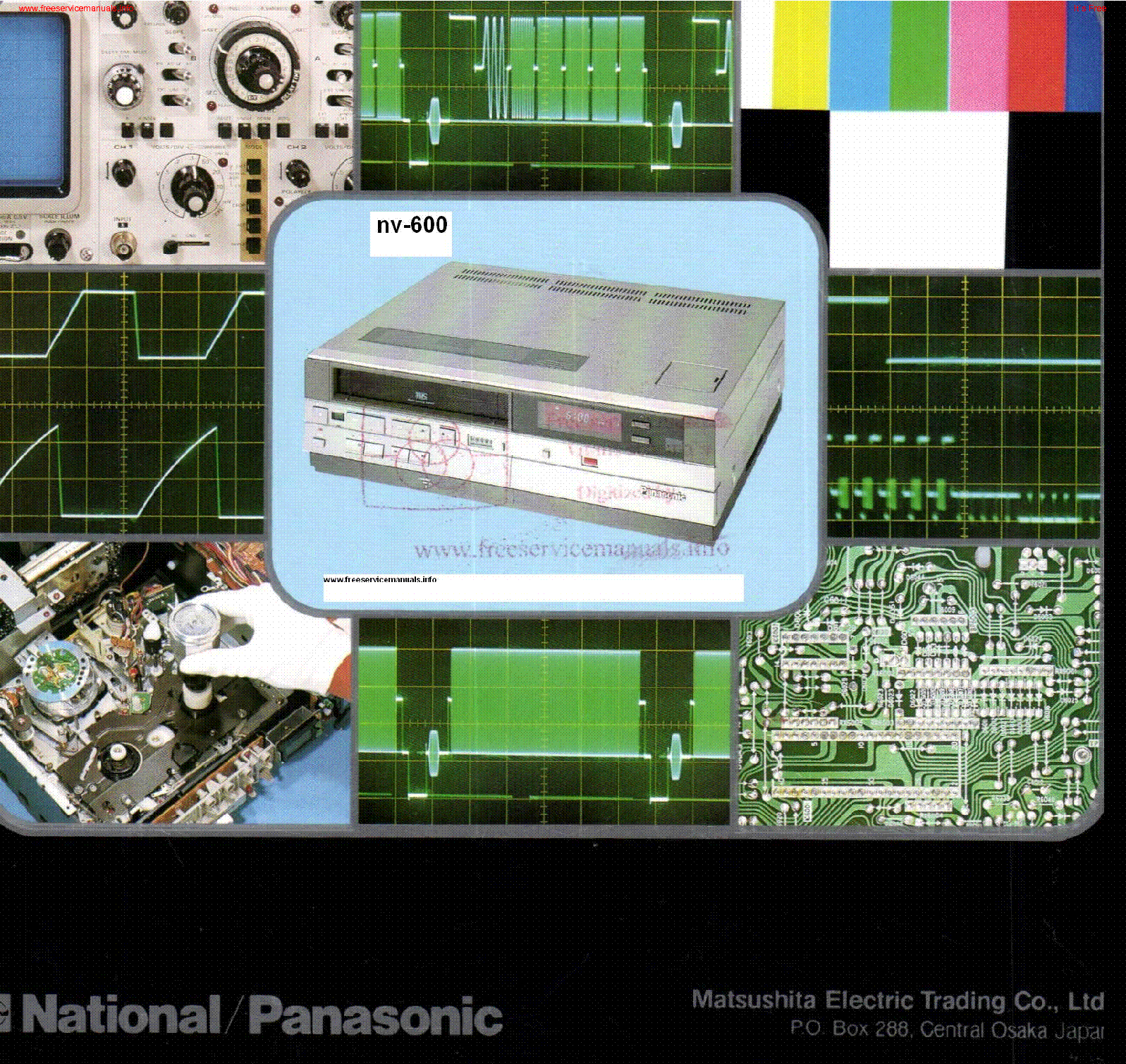 PANASONIC NV-600 SM service manual (1st page)