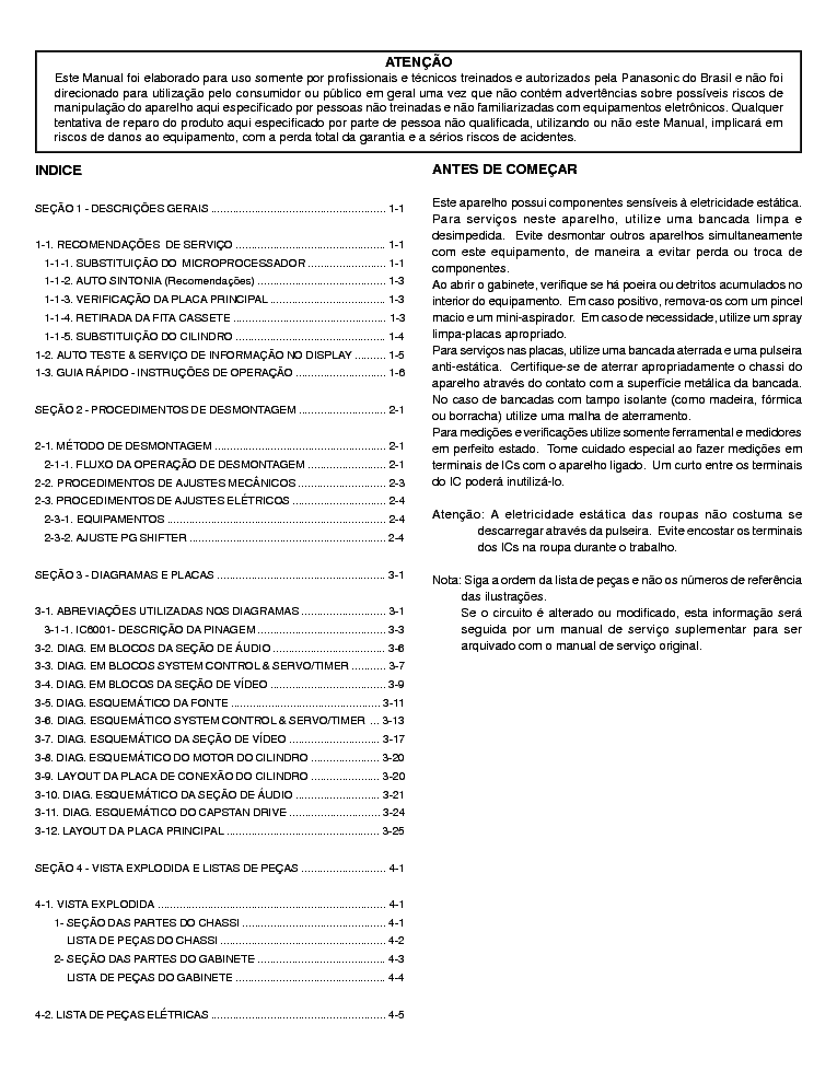 PANASONIC NV-SJ405BR FJ605BR service manual (2nd page)