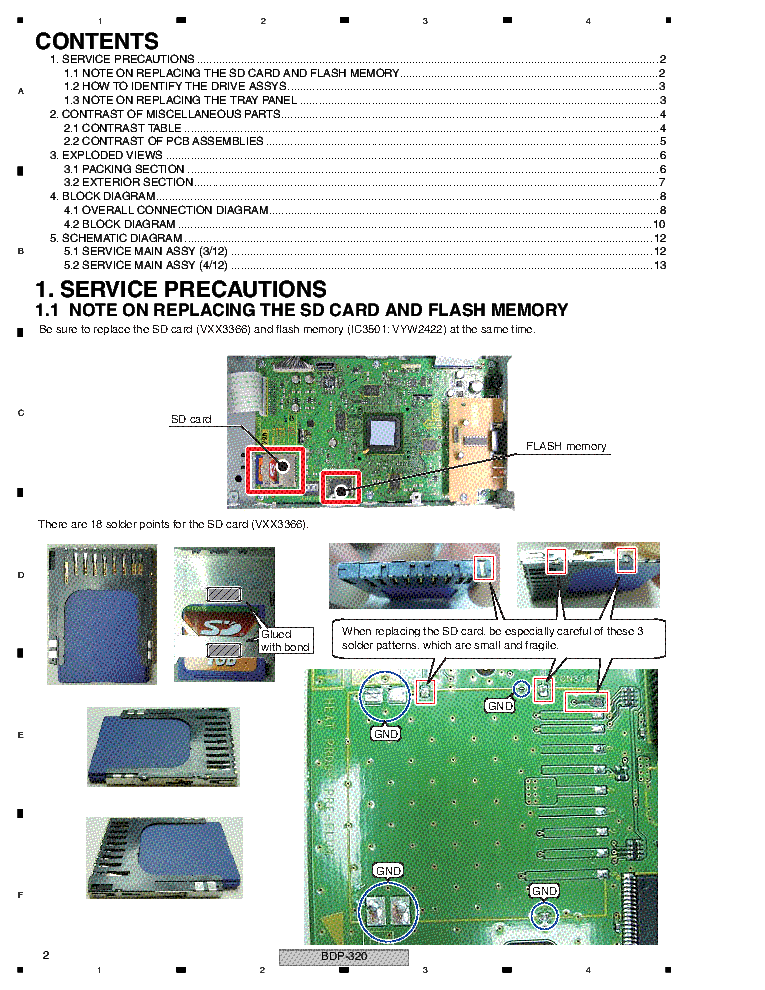 PIONEER BDP-320 RRV3955 service manual (2nd page)