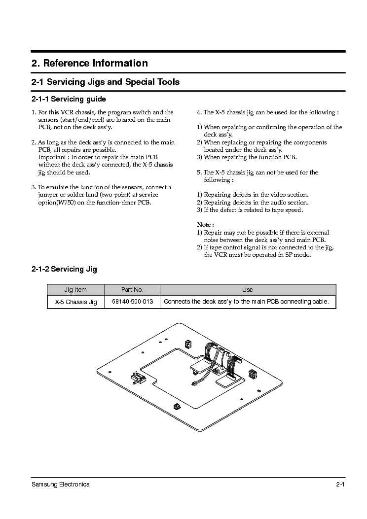 SAMSUNG SV-A140GK SEH-42107 service manual