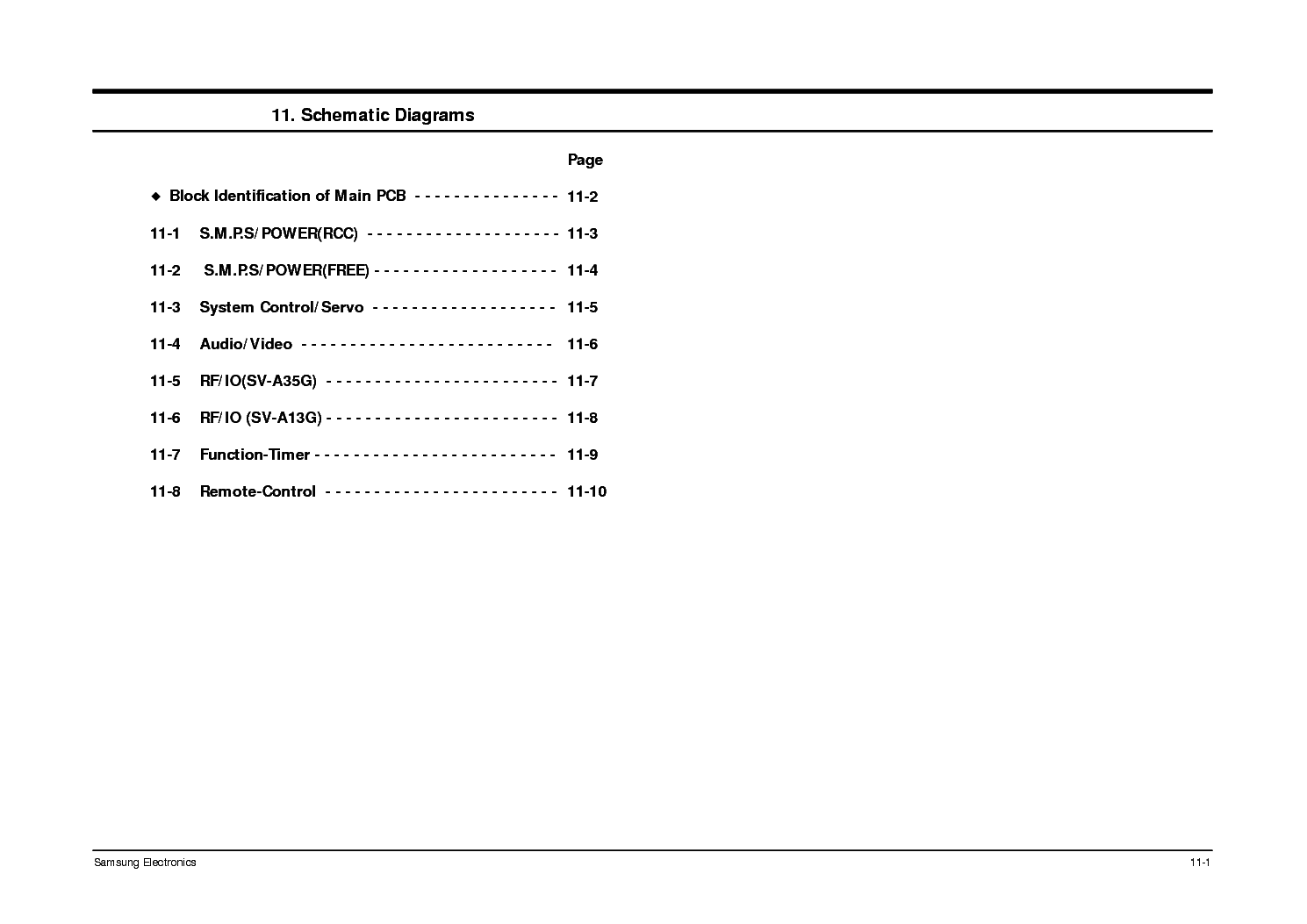 SAMSUNG SVR-270 service manual