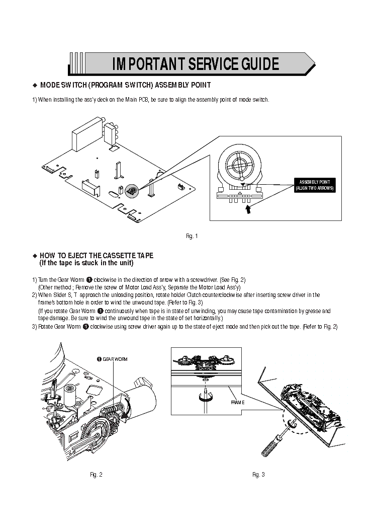 SAMSUNG VR8360 SM Service Manual download, schematics, eeprom, repair ...