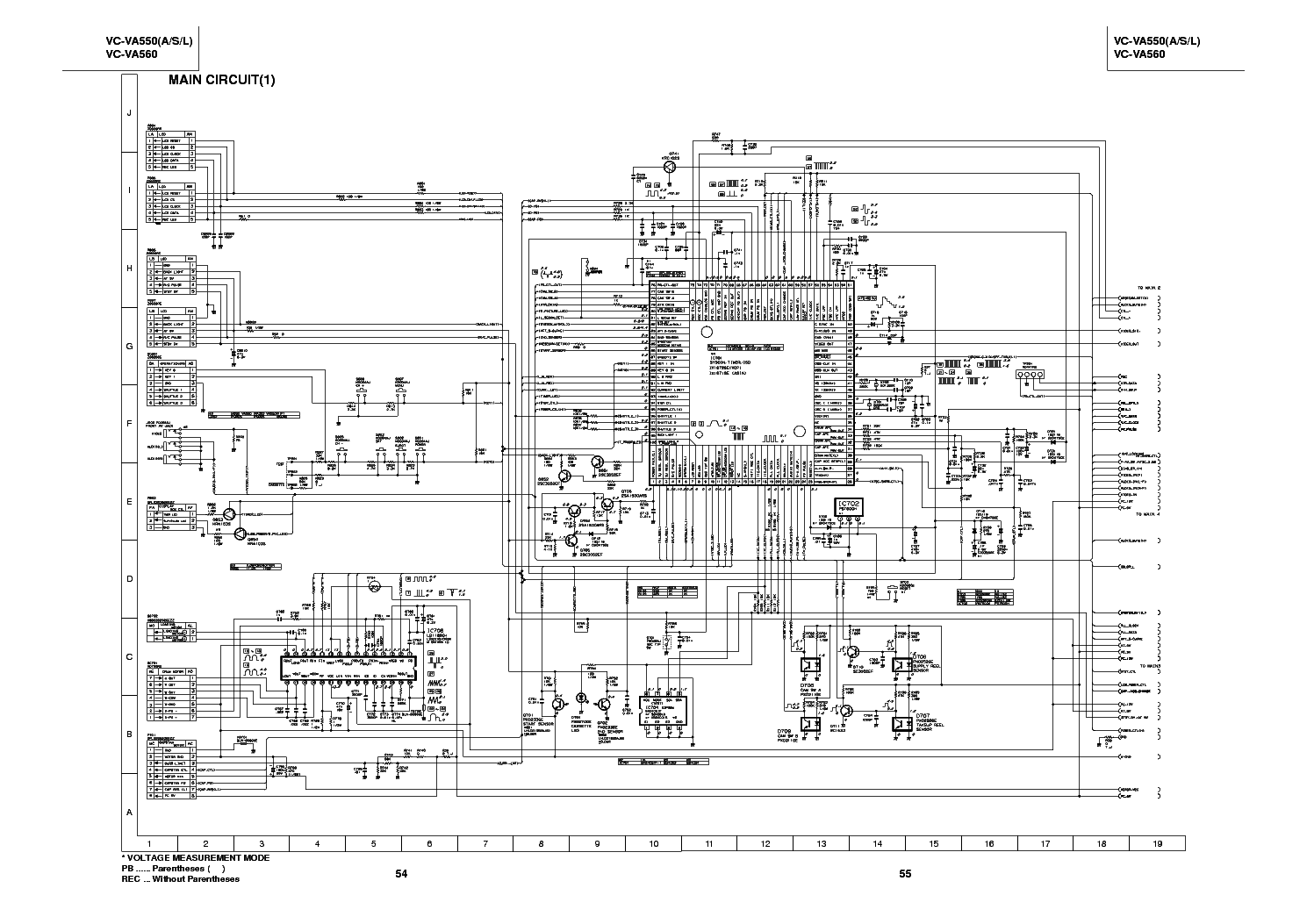 SHARP VC-VA550 Service Manual Download, Schematics, Eeprom, Repair Info ...