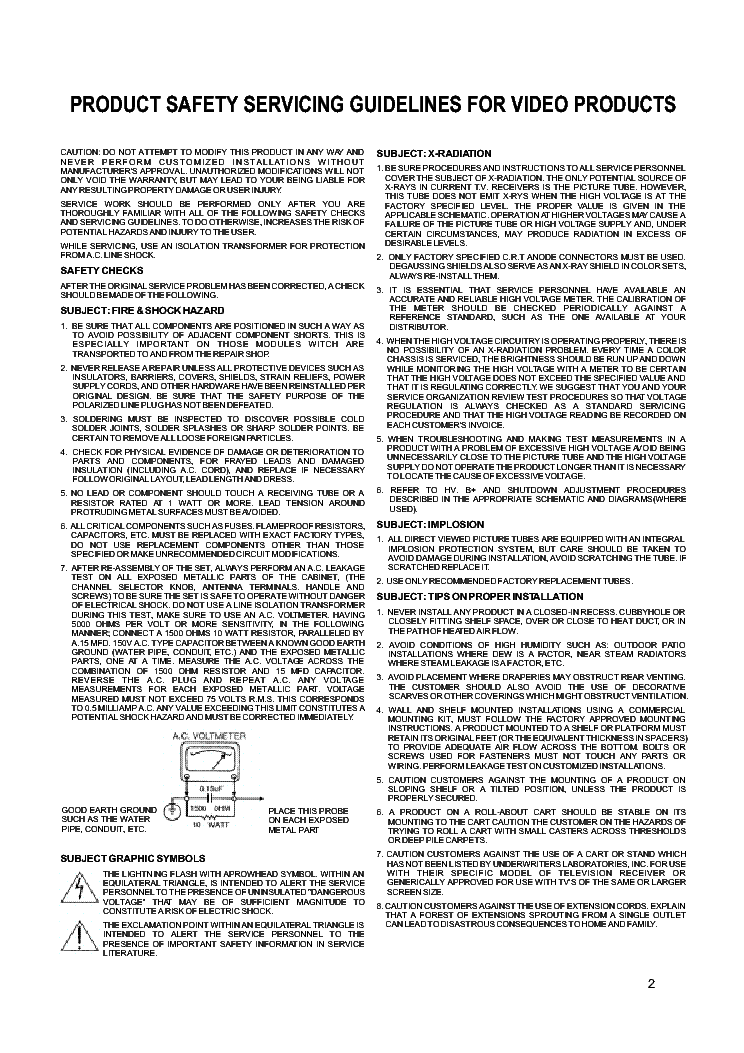 SONY DVP-767 service manual (2nd page)