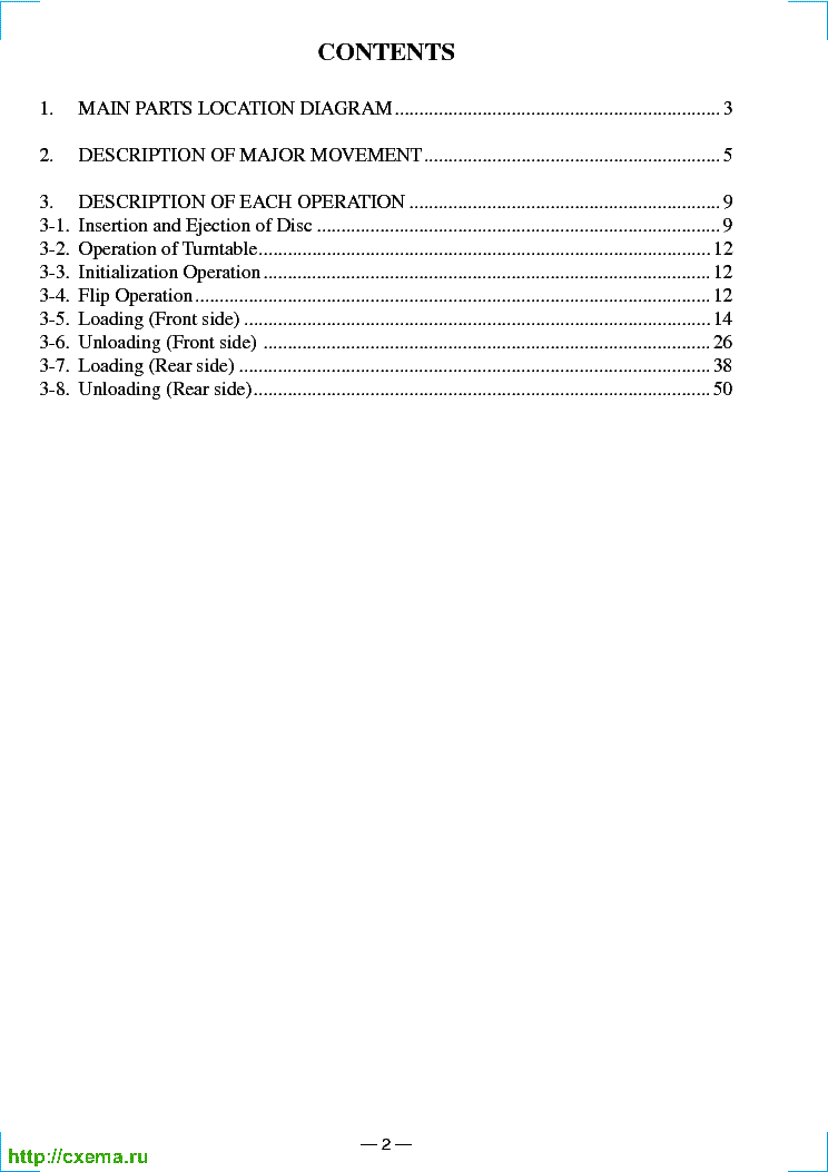 SONY DVP-CX860 CX870 service manual (2nd page)