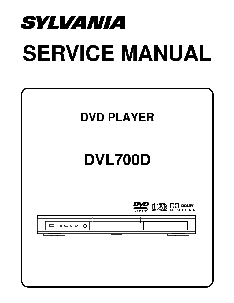 SYLVANIA DVR-90-VE DVD AND VIDEO CASSETTE RECORDER SUPPLEMENT 2004 SM