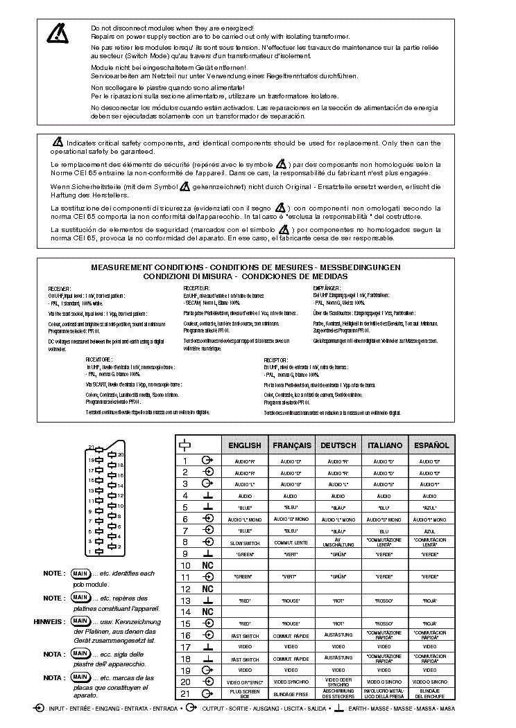 THOMSON DTH3700 SM Service Manual download, schematics, eeprom, repair ...