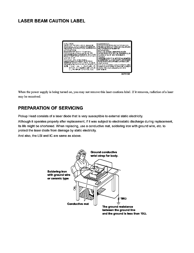 TOSHIBA SD-120-220-E service manual (2nd page)